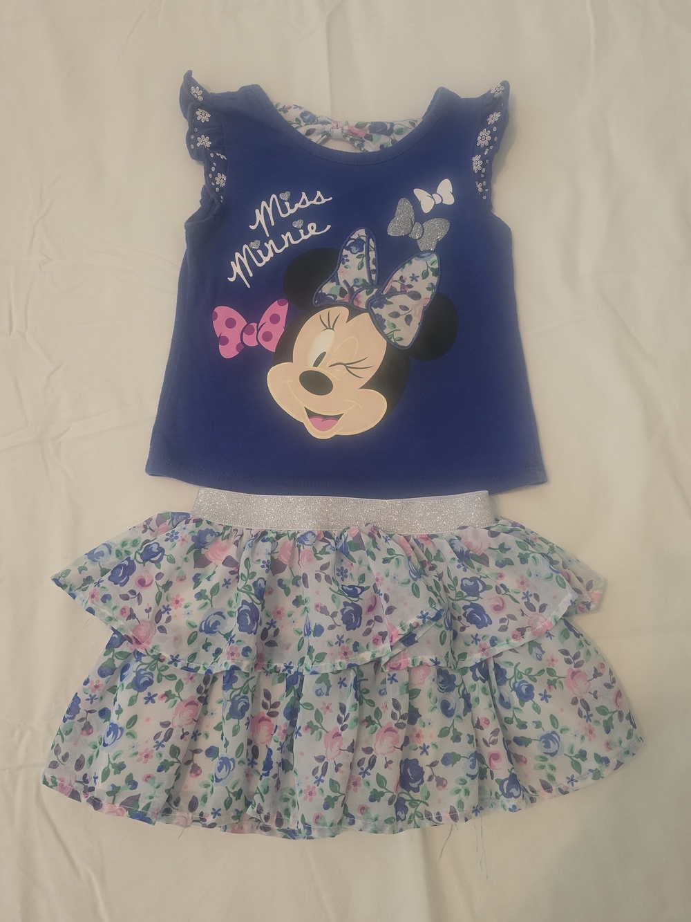 Disney Minnie Mouse Skirt And Shirt Set
